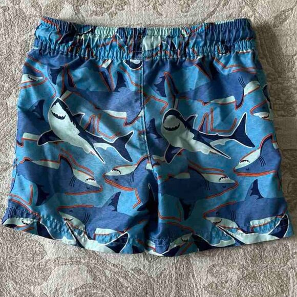 OP Swim Shorts Size 18 months, blue with sharks - Picture 2 of 3